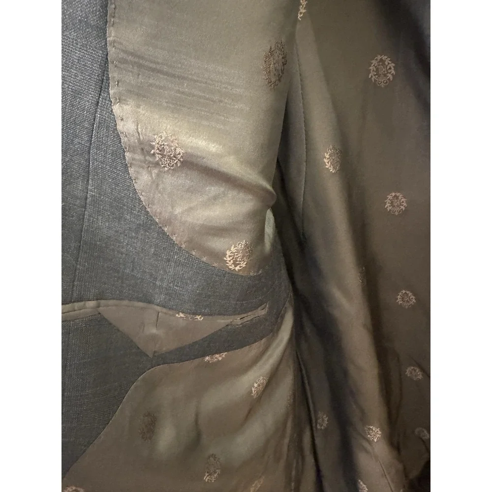 Ralph Lauren‎ Mens 50L Chocolate Brown 100% Wool Blazer Sport Coat Long
